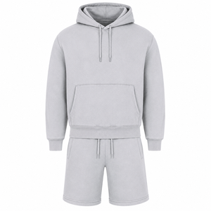 TWILL SPORTS Unisex Cotton <b>Thin</b> Fleece Terry <b>Hoodie</b> Track Suit Custom Embroidered Pigeon Plain Pullover Hooded Active Training - Product Image 1