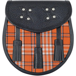 Kilt Escocés Hecho a Mano por Diseñadores, Sporran de Alta Calidad en Cuero Tartán, Accesorios de Vestimenta Highland, OEM ODM - Product Image 1