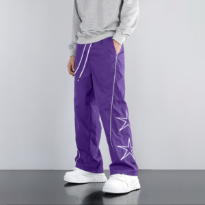 Custom Logo Skinny <b>Stretch</b> Trousers Flare Loose Fit Baggy <b>Men's</b> Pants Cotton <b>Men</b> Streetwear <b>men's</b> trousers - Product Image 1