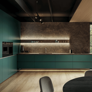 Meubles de cuisine modernes de luxe sur mesure JY Project, ensemble complet d'armoires de cuisine modulaires en MDF, RTA, écologiques, installation facile - Product Image 1