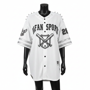 Camiseta de Béisbol para Mujer, Transpirable, de Malla de Poliéster Airflow GSM, Blanca y Gris, Paneles de Manga en Contraste, Logotipo Personalizado - Product Image 1