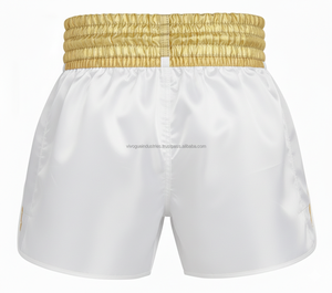 Pantalones Cortos de Satén Transpirables Personalizados, Pantalones de Lucha Profesionales, Uniformes de Boxeo al por Mayor, Duraderos, 100% Poliéster - Product Image 5