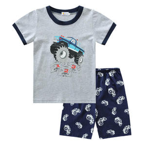 Conjuntos de ropa para niño de 2 piezas, manga corta, con dibujos animados, conjunto infantil de verano, ropa para bebé, conjunto de ropa para niño, venta al por mayor. - Product Image 4