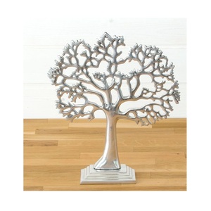 Sophisticated aluminum <b>tree</b> sculptures featuring durable craftsmanship refined detailing and modern decor inspiration - Product Image 3