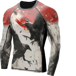 Camiseta Deportiva Profesional de Manga Larga con Protección UV, Compresión, Spandex/Poliéster, Transpirable, Secado Rápido, Corte Ajustado, Diseño Personalizado - Product Image 2
