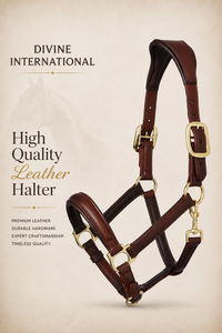 Harnais en cuir personnalisé avec logo, fournisseur en gros d'équipements équestres de Divine International - Product Image 5