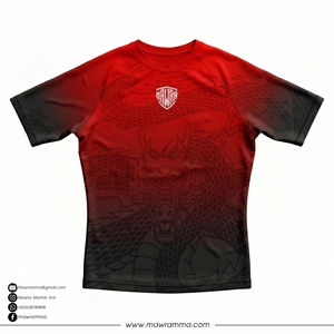 Camiseta de Compresión Unisex para BJJ y MMA, Transpirable, Antibacteriana, con Logotipo Personalizado, Manga Corta, Jiu Jitsu, Sublimación al por Mayor - Product Image 3