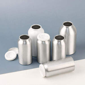 Botellas metálicas de almacenamiento con tapa de rosca, contenedor reutilizable, resistente, sostenible, 99.7% aluminio puro, suministro a granel de Vietnam - Product Image 5