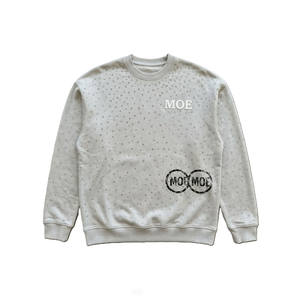 All Over Rhinestone <b>Tshirts</b> for men Oversized Long Sleeve Streetwear Cotton Crystal Hotfix Design Men’s T-Shirts Custom Logo - Product Image 2