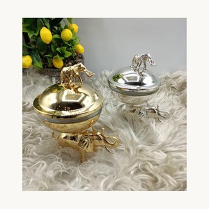 Metal Dry Fruits <b>Box</b> Set With Lid Stylish New Arrival Customized Decorative <b>Storage</b> Gift <b>Box</b> Set For Dates Nuts Chocolates - Product Image 1