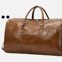 Sac de voyage personnalisé avec logo, sac de sport grande capacité, imperméable, en cuir PU multicolore, pour la nuit, le week-end ou la gym, vente en gros