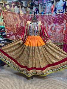 Nuevo Vestido Zerdze 2026, Vestido Maxi Afgano Madgul para Mujer, Vestido Guldoze Floral Kuchi, Mangas Largas, Elegante para Fiestas, Talla XL - Product Image 4