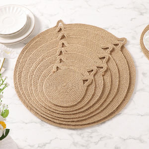 Premium Jute <b>Table</b> Mat – Eco Friendly Natural Fiber Dining Mat for <b>Table</b> <b>Protection</b> and Decoration - Product Image 3