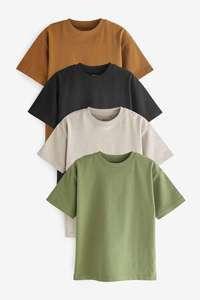 T-shirt pour homme en coton noir à manches courtes, col rond, coupe classique, avec impression en relief 'Wish You Were Here' et logo au dos - Product Image 2