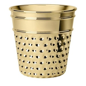 Seau à glace en laiton artisanal de qualité supérieure avec couvercle pour restaurant de luxe, hôtel, bar, service de boissons pour mariage - Product Image 1