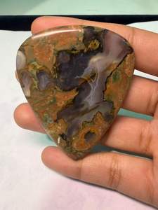 Cabochon de Jaspe Rholiite 100% Naturel de Haute Qualité, Pierre Précieuse en Vrac pour la Guérison, Jaspe en Gros pour la Fabrication de Bijoux - Product Image 2