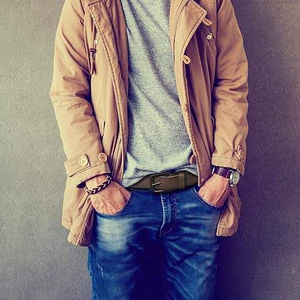 Ceinture en cuir véritable pour homme, de haute qualité, avec boucle à ardillon, design original, en cuir de vachette véritable, OEM - Product Image 4