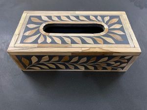 Handmade Bone Inlay <b>Tissue</b> Box Cover Luxury Home Decor By Handmade Collection - Product Image 4