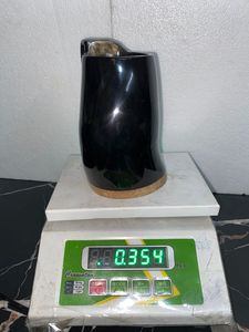 Mug en corne de buffle de haute qualité, noir naturel, artisanat Buraq - Product Image 2