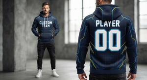 Custom Sublimation Print Sports Team <b>Hoodie</b> for Men and Women 100% Polyester <b>Short</b> <b>Sleeve</b> Pullover 420g XS - Product Image 4