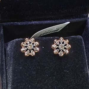 Boucles d'oreilles classiques en or 14 carats de qualité supérieure, diamant de laboratoire de 0,35 ct, plaqué rhodium, certifiées IGI, bijoux fins pour femmes, vente en gros - Product Image 5