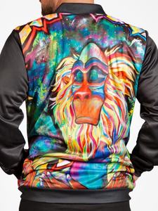 Imprimé confortable Bomber Veste De Mode - Product Image 2