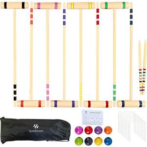 Juego de Croquet de Madera Premium para 6 Jugadores, Ideal para Decoración con Velas |   Artesanía en Madera Hecha a Mano |   Juego de Velas Aromáticas |   Precio de Fábrica al por Mayor - Product Image 3