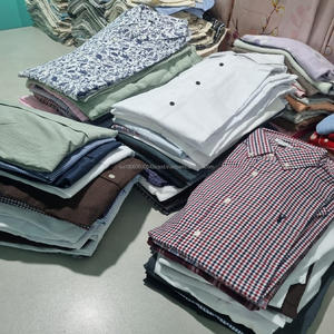 Chemises habillées tissées pour hommes – Qualité supérieure, style décontracté chic, marque renommée, en coton, manches longues, pour le bureau – Vêtements en stock en lot - Product Image 6