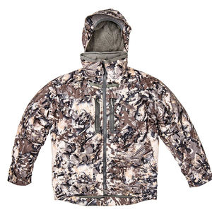 Veste de chasse imperméable camouflage pour homme, veste tactique d'extérieur coupe-vent en polaire thermique à capuche pour la randonnée, le camping, la pêche - Product Image 1
