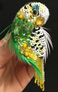 MD HANDICRAFTS Elegant Artisan Embroidery Beaded Brooch Fashion Pin-Children Unisex Perfect Gift for <b>Birthdays</b> Anniversaries - Product Image 6