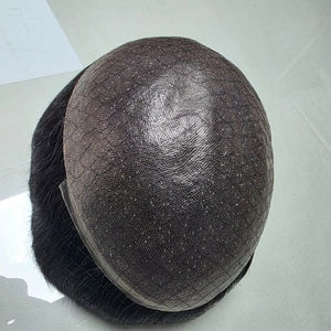 Peluca de Cabello Remy de la Mejor Calidad con Ondas Profundas, Estilos Kinky Straight y Water Body Wave, Cabello Indio con Base Mono de Air BD - Product Image 1