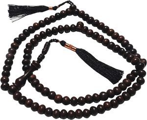 Tasbih de Cuerno Natural Hecho a Mano, Cuentas de Oración Islámicas de Tacto Real y Económicas para Zikr, Meditación, Regalo Religioso, Uso M/S SHAAD - Product Image 4