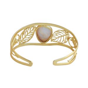 Brazalete de Perlas de Agua Dulce Hechas a Mano con Engaste de Oro de 14K, Diseño de Constelaciones Bohemias, Regalo para Mujer - Product Image 5