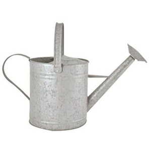 <b>Vintage</b> Style Decorative Metal <b>Watering</b> <b>Can</b> Planter Galvanized Finish For Indoor Outdoor Home Garden Decor In Reasonable Price - Product Image 3