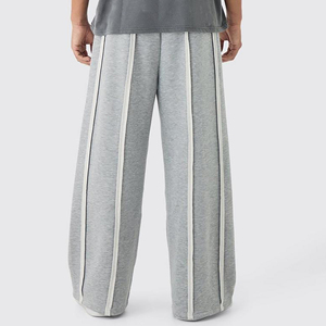 Pantalon de survêtement large pour homme, coupe ample, style harem, streetwear décontracté en molleton de coton, vente en gros, fabricant OEM - Product Image 2