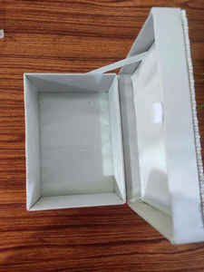Beautiful Handmade Hand Embroidery Rectangle Jewelry <b>Box</b> with Florals Pattern and Embossed Finish - Product Image 3
