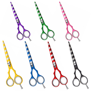 Ciseaux de coiffure professionnels 5'' en acier inoxydable, design ODM, vis réglable, ciseaux à barbe, fournisseur OEM, vente en gros usine - Product Image 6