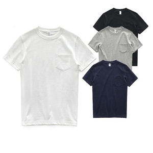 เสื้อยืดโพลีเอสเตอร์พิมพ์ลายโลโก้ดิจิทัลแบบสกรีนผ้าไหมตามสั่ง ขายส่งเสื้อยืดเปล่าเรียบง่าย เสื้อยืดคอตตอนไซส์ใหญ่สำหรับผู้ชาย - Product Image 2