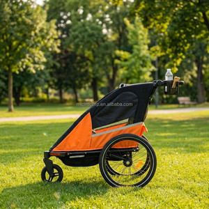 Remolque para Bebés 3 en 1 (Cochecito/Remolque para Correr/Remolque para Bicicleta), Suspensión Independiente, Diseño Ligero para Exteriores - Product Image 4