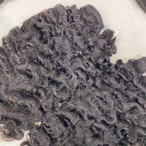 ผมชาวเวียดนามหยิกเป็นลอนสีดำธรรมชาติผมคนเวียดนาม - Product Image 5