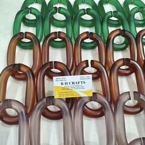 Adornos de Pared de Cadena Acrílica Moderna, Hechos a Mano con Resina, para Decoración del Hogar, Disponibles en Todos los Colores - Product Image 2