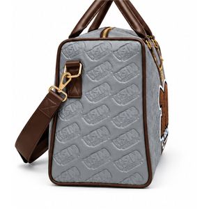 Wholesale Price Custom Genuine <b>Leather</b> Durable Polyester Lining <b>Travel</b> Vintage <b>Men</b> Duffle <b>Bag</b> Luxury High Quality Zipper Closure - Product Image 3