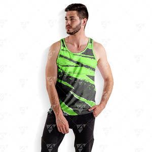 Camiseta Deportiva de Alta Calidad para Hombre, de Secado Rápido, Transpirable, Ecológica, de Poliéster/Algodón Estampado - Product Image 5