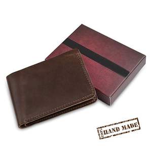 Cartera de cuero profesional para hombre, tarjetero plegable de primera calidad, cartera delgada, elegante y duradera para uso empresarial y casual - Product Image 6