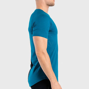 Nueva llegada: Camiseta de gimnasio personalizada para hombre, la mejor calidad, 100% algodón, corte holgado, estampada, para venta en línea. - Product Image 5