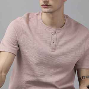 Premium Quality New Custom Trendy Wear 2026 Hot Selling Article <b>Waffle</b> T <b>Shirt</b> Pakistan Manufacturer - Product Image 4