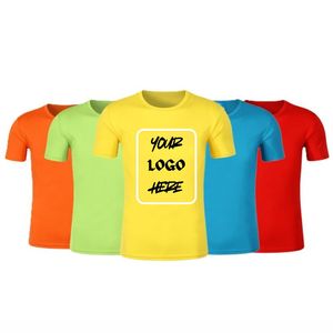 เสื้อยืดคอกลม OEM BD Factory ราคาถูก พิมพ์โลโก้ตามสั่ง แห้งเร็ว 220 กรัม เหมาะสำหรับใส่ลำลอง ไปโรงเรียน ทำงาน งานอีเว้นท์ โปรโมชั่น และโฆษณา - Product Image 1