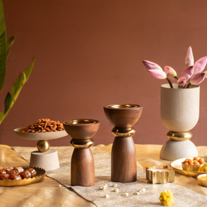 Brûleur d'encens en métal le plus vendu avec base en bois, diffuseur d'aromathérapie pour la maison, support de Bakhoor de luxe - Product Image 5