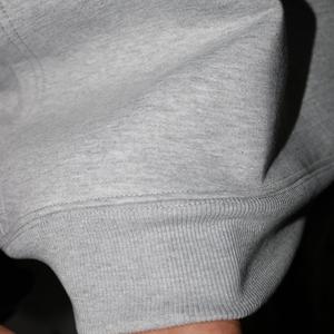 Sudadera con capucha 100% algodón color negro, 450 GSM, forro polar de algodón, bordado personalizado, impresión, relieve, corte holgado, sudaderas Clush Sports - Product Image 4