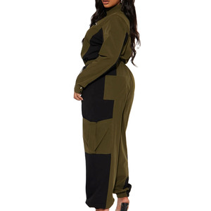 Veste et pantalon coupe-vent en nylon léger imperméable pour femme, ensemble de survêtement imprimé streetwear pour la saison hivernale - Product Image 3